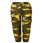 Women's Camouflage Cargo Trousers Casual Pants Military Army Combat Camouflage Jeans Sexy Women Casual Colorful Camou Jeans